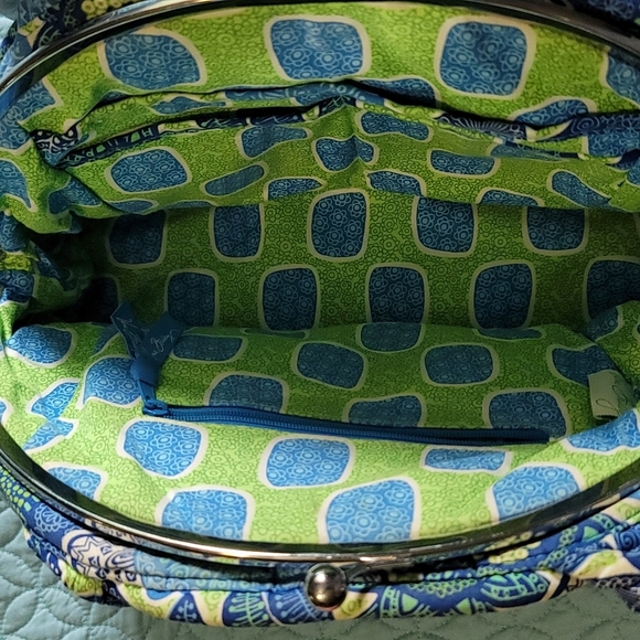 Vera Bradley Eloise Bag with Doodle Daisy Pattern - Picture 4 of 5